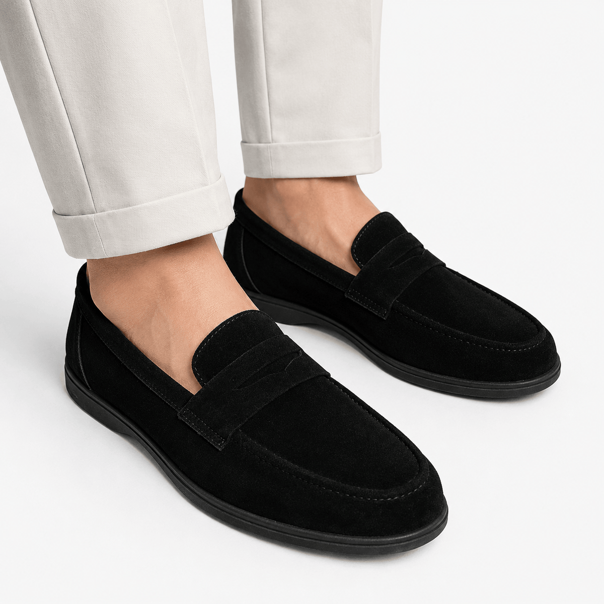 Comptoir du Mocassin Mocassin Homme Cuir Noir