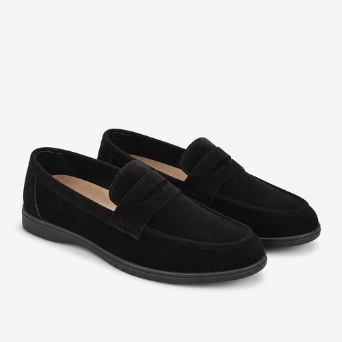 Comptoir du Mocassin Mocassin Homme Cuir Noir