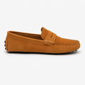 Comptoir du Mocassin Mocassins faits main Homme en cuir suédé Marron clair