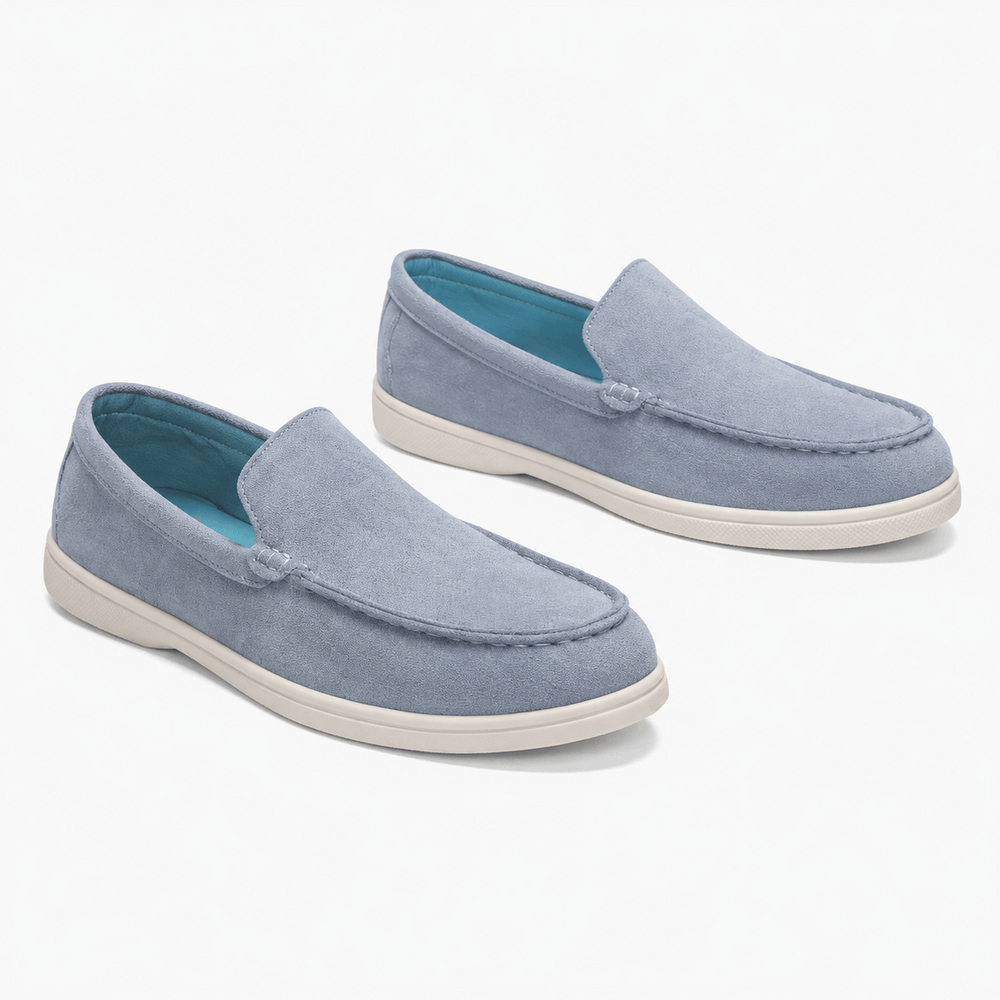 Comptoir du Mocassin Mocassins habillés Homme confortable Bleu