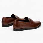 Comptoir du Mocassin Mocassins habillés homme en cuir marron