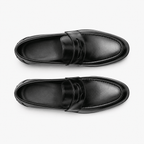 Comptoir du Mocassin Mocassins habillés homme en cuir noir