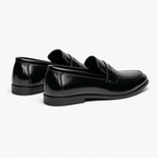 Comptoir du Mocassin Mocassins habillés homme en cuir noir
