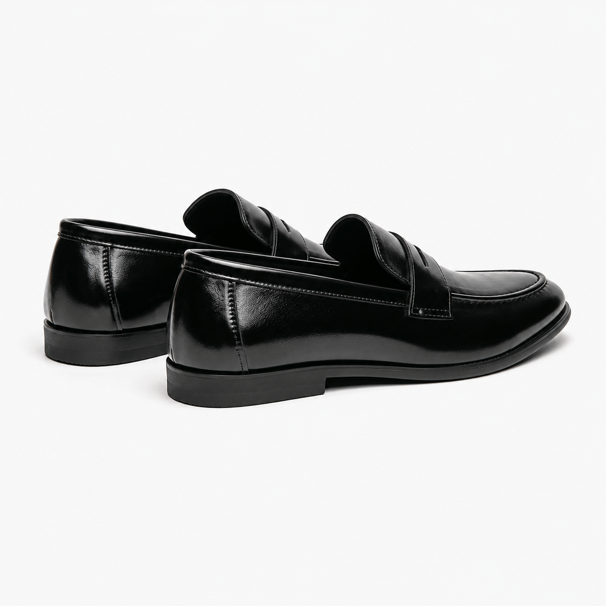 Comptoir du Mocassin Mocassins habillés homme en cuir noir