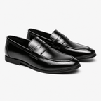 Comptoir du Mocassin Mocassins habillés homme en cuir noir