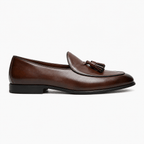 Comptoir du Mocassin Mocassins habillés homme marron à pompons