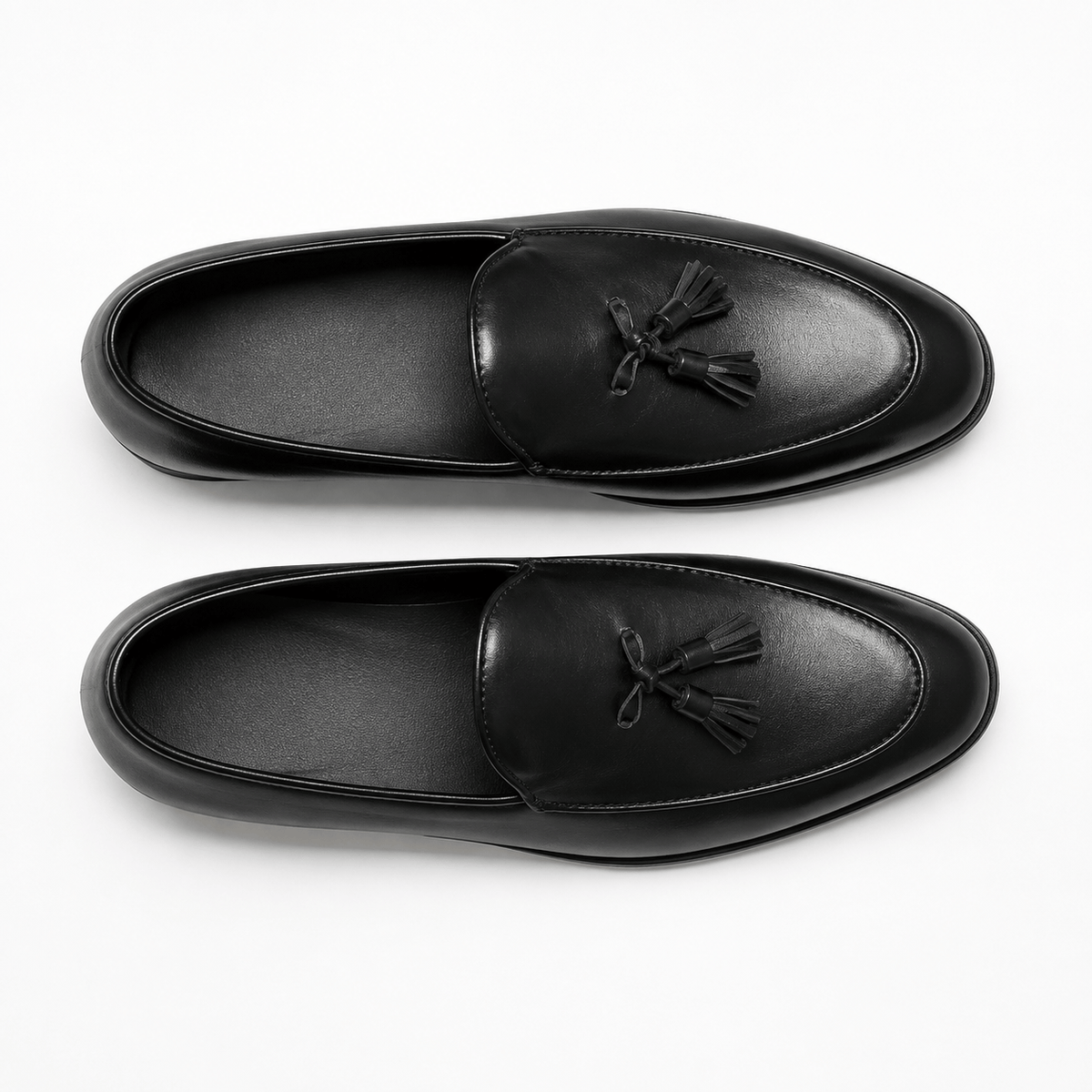 Comptoir du Mocassin Mocassins Habillés Homme Noir à Glands