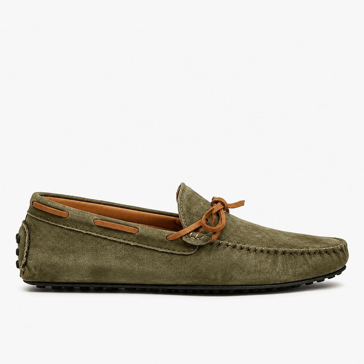 Comptoir du Mocassin Mocassins Homme Bateau Vert Kaki
