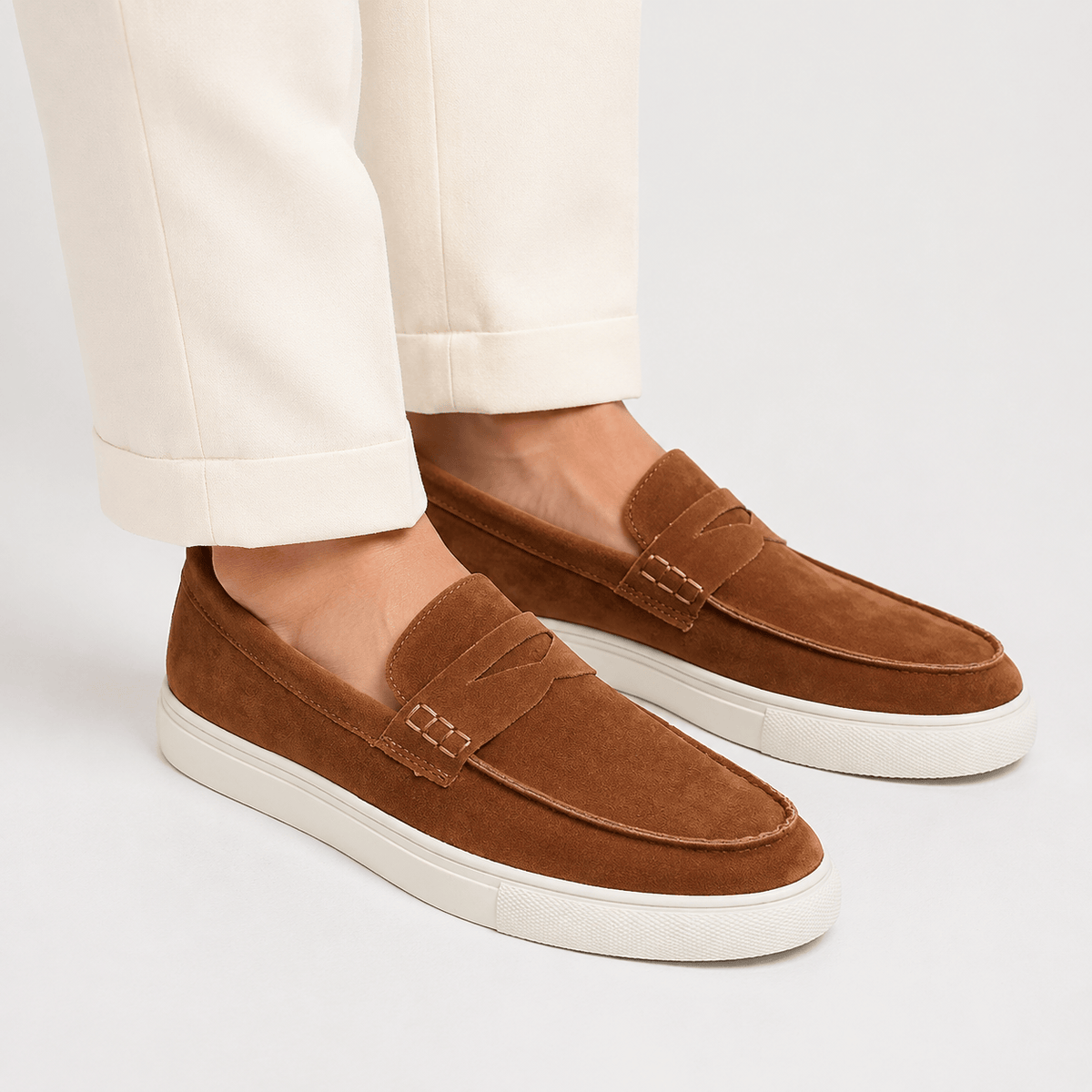 Comptoir du Mocassin Mocassins Homme Confortables Marron