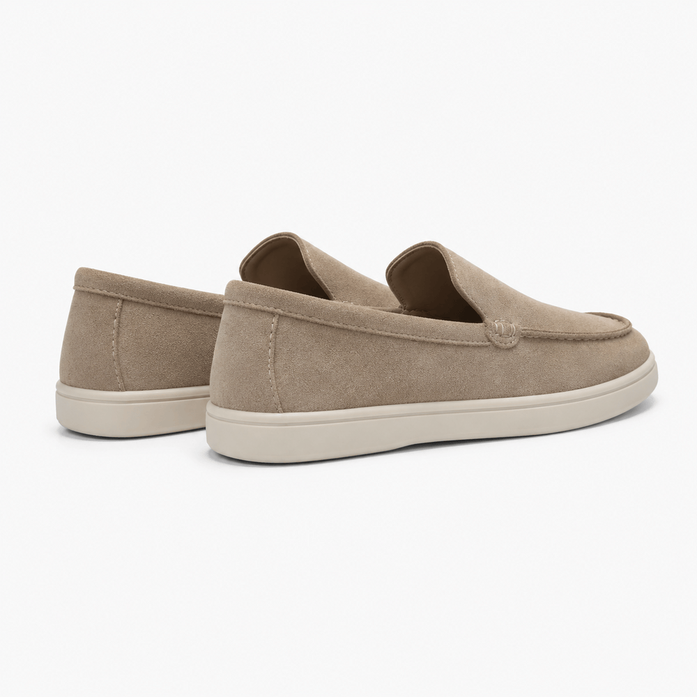 Comptoir du Mocassin Mocassins homme Daim habillés beige