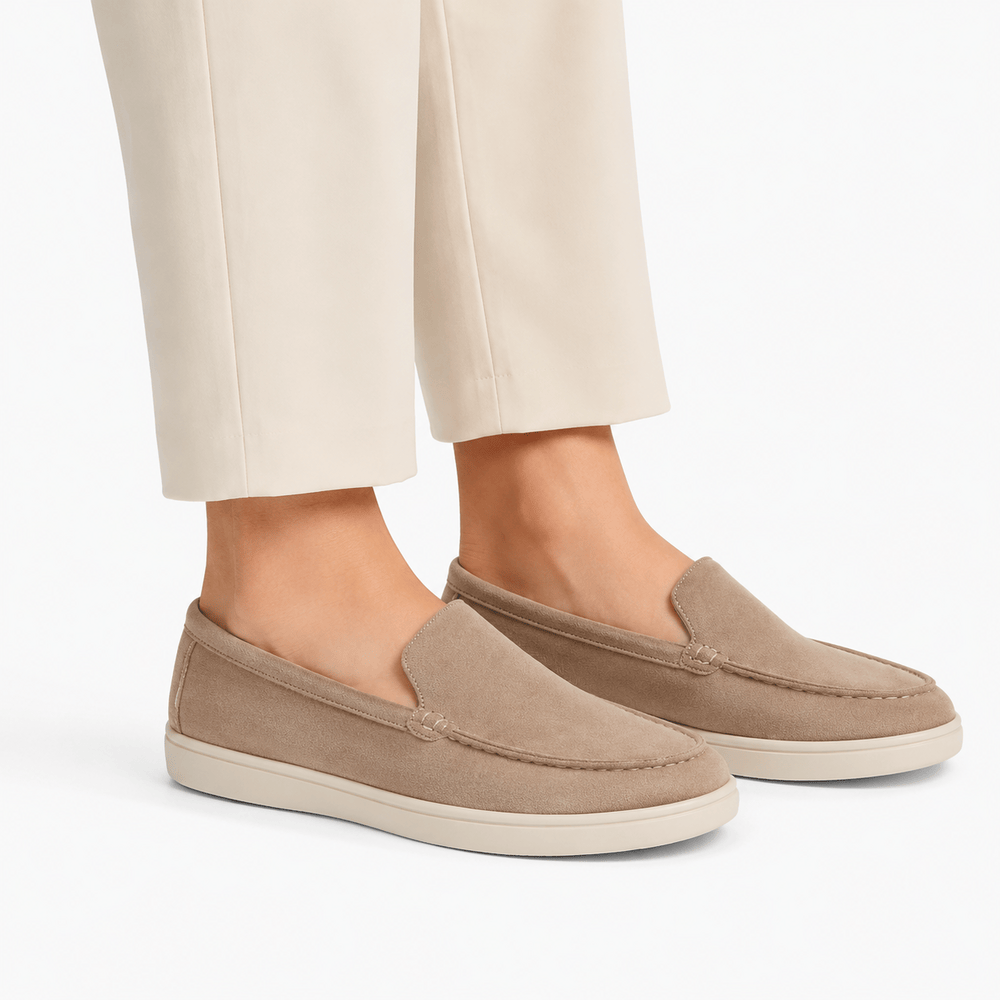 Comptoir du Mocassin Mocassins homme Daim habillés beige