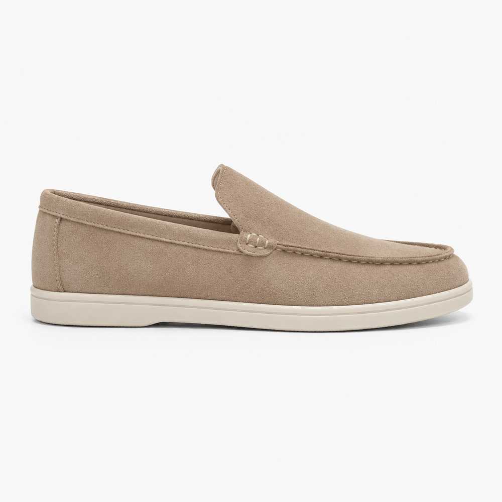 Comptoir du Mocassin Mocassins homme Daim habillés beige