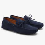 Comptoir du Mocassin Mocassins Homme en cuir bleu marine