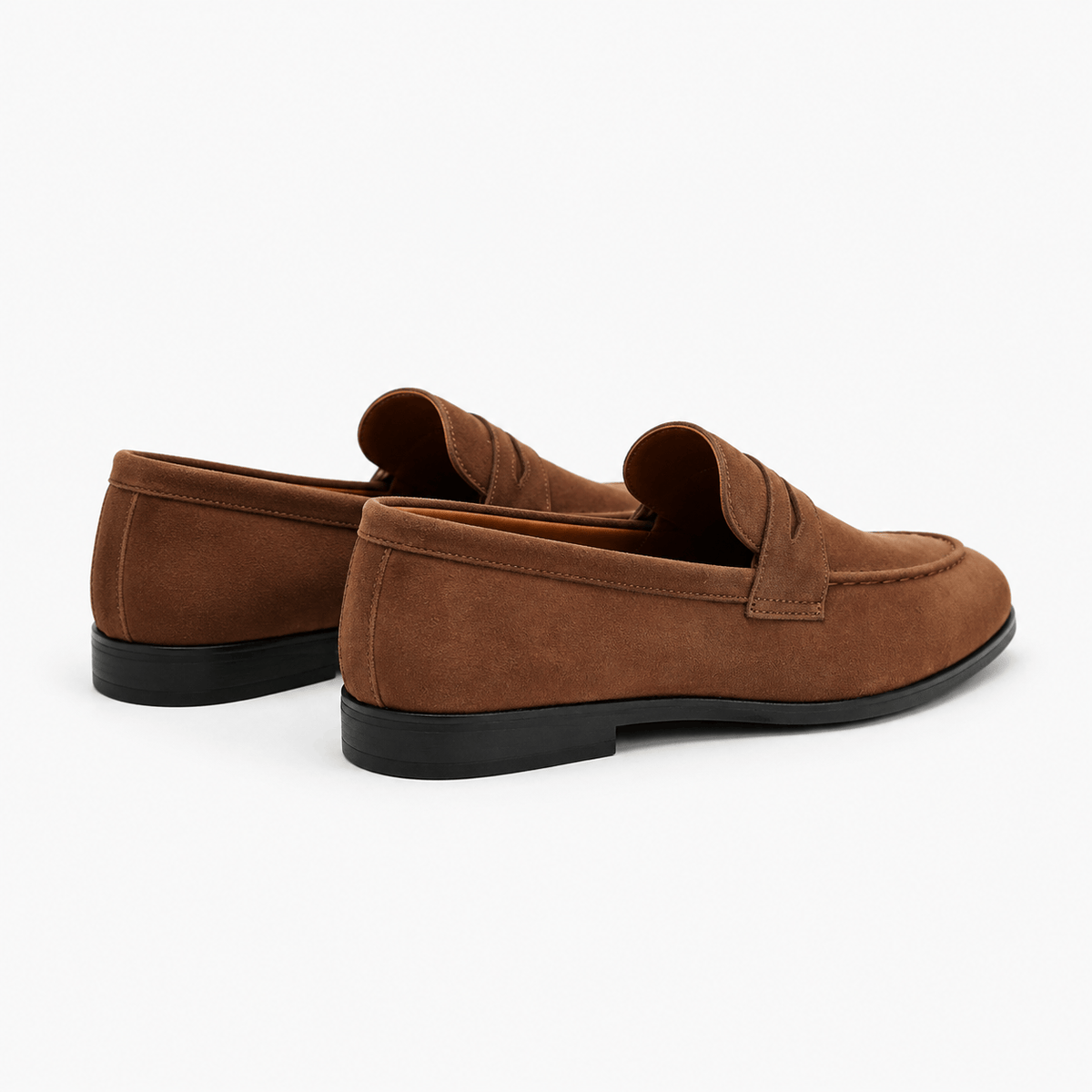 Comptoir du Mocassin Mocassins Homme en Suède Marron