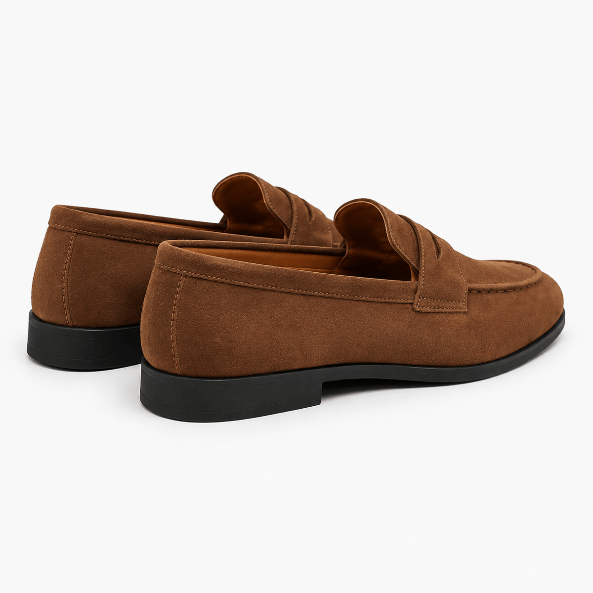 Comptoir du Mocassin Mocassins homme en suède marron style preppy