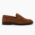 Comptoir du Mocassin Mocassins homme en suède marron style preppy