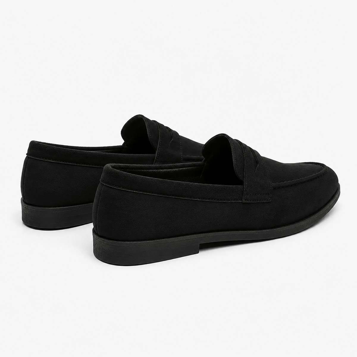 Comptoir du Mocassin Mocassins Homme en Suède Noir style preppy