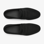 Comptoir du Mocassin Mocassins Homme en Suède Noir style preppy