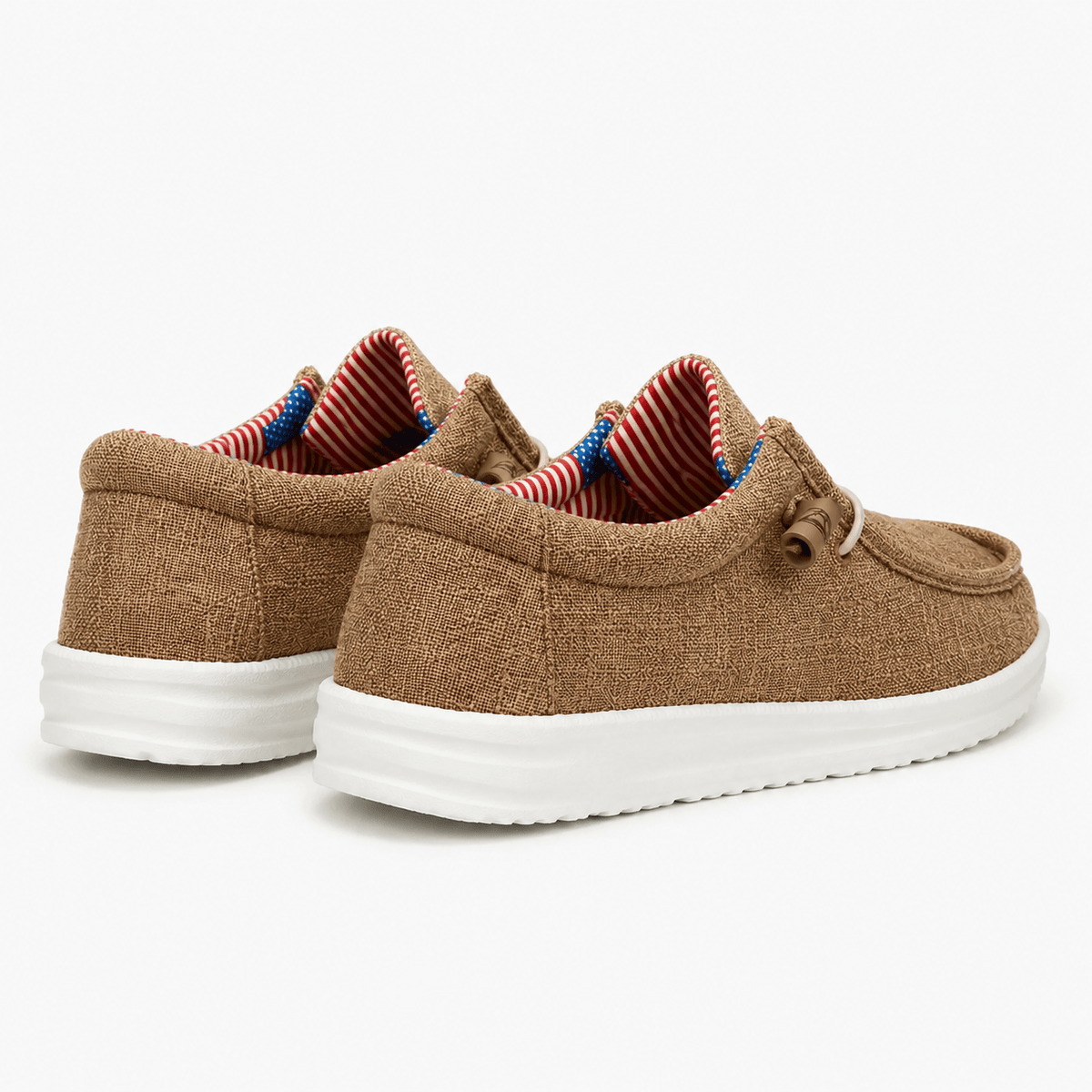 Comptoir du Mocassin Mocassins Homme en Toile Beige