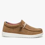 Comptoir du Mocassin Mocassins Homme en Toile Beige