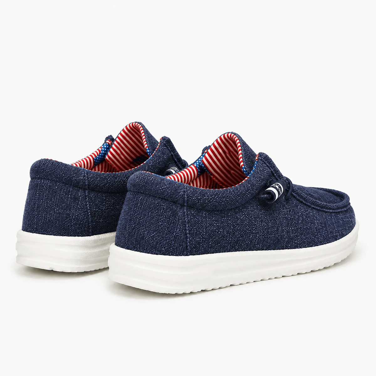 Comptoir du Mocassin Mocassins Homme en Toile Bleu