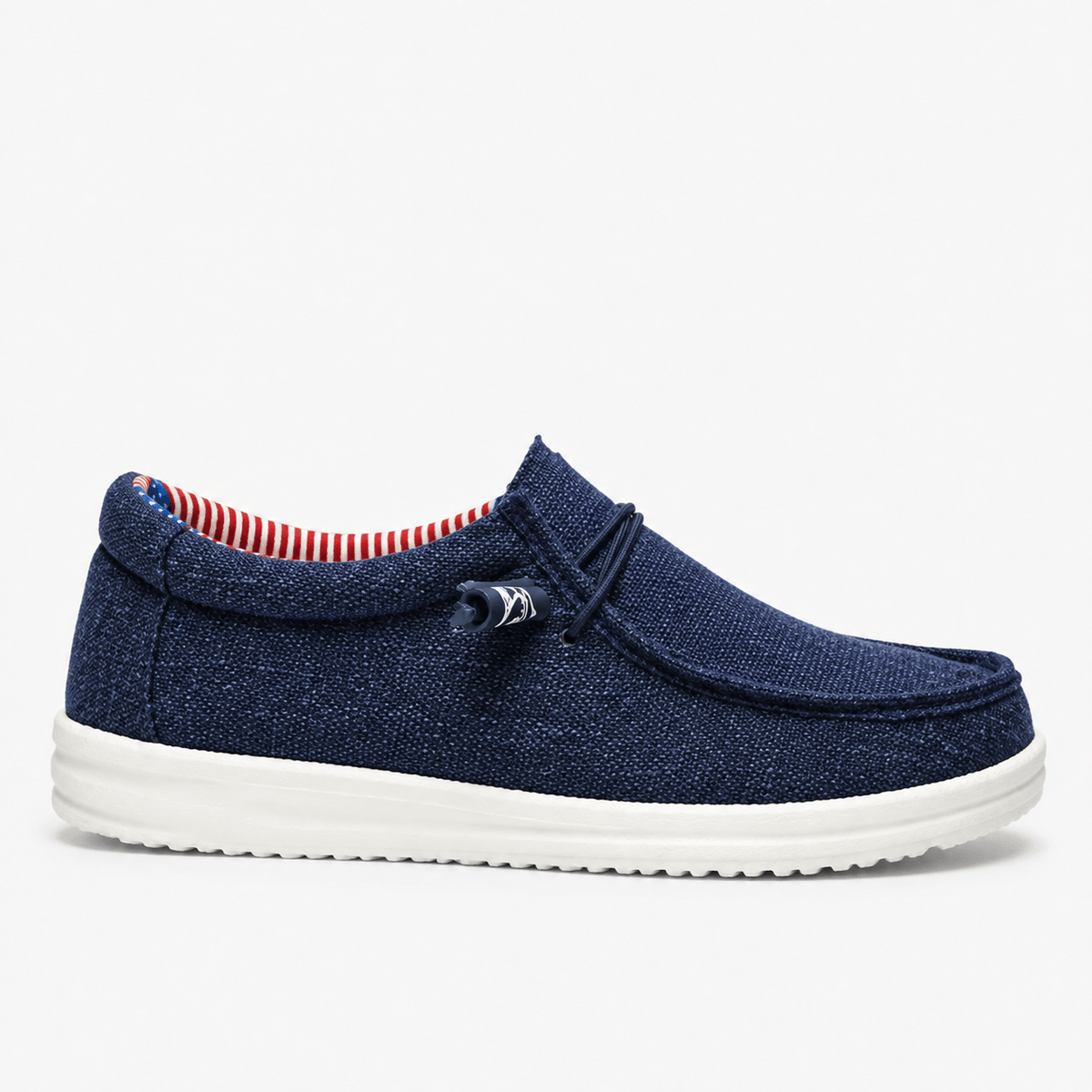 Comptoir du Mocassin Mocassins Homme en Toile Bleu