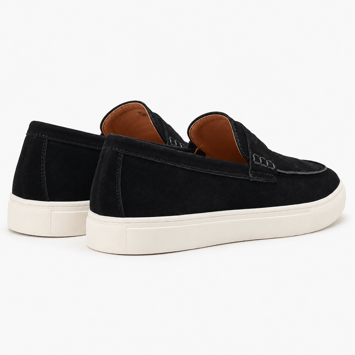 Comptoir du Mocassin Mocassins Homme Noir à Semelle Épaisse