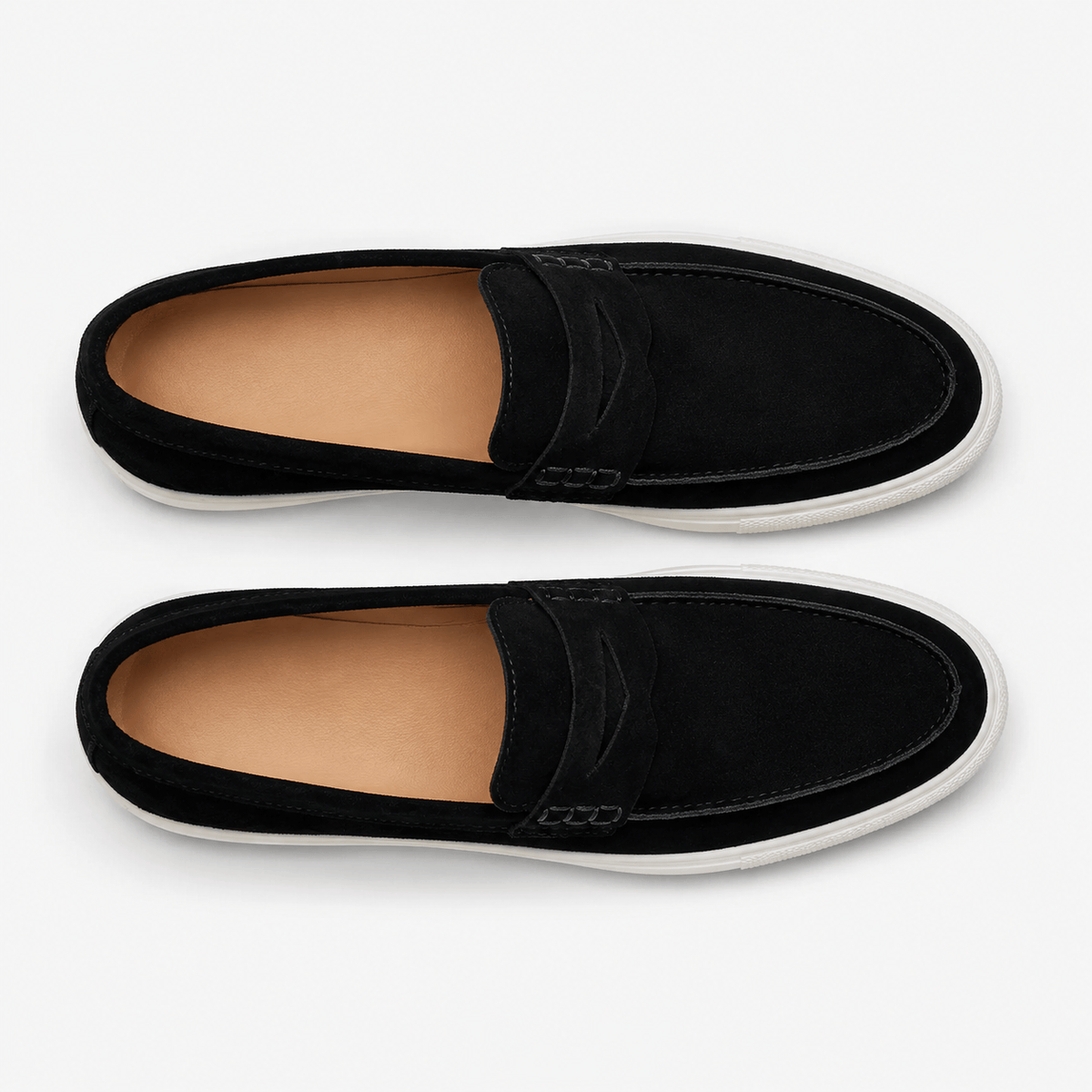 Comptoir du Mocassin Mocassins Homme Noir à Semelle Épaisse