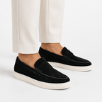 Comptoir du Mocassin Mocassins Homme Noir à Semelle Épaisse