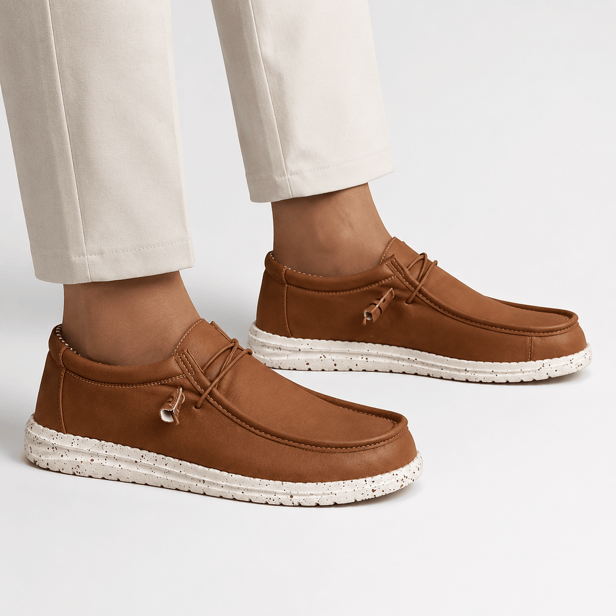 Comptoir du Mocassin Mocassins Homme Souples Marron foncé