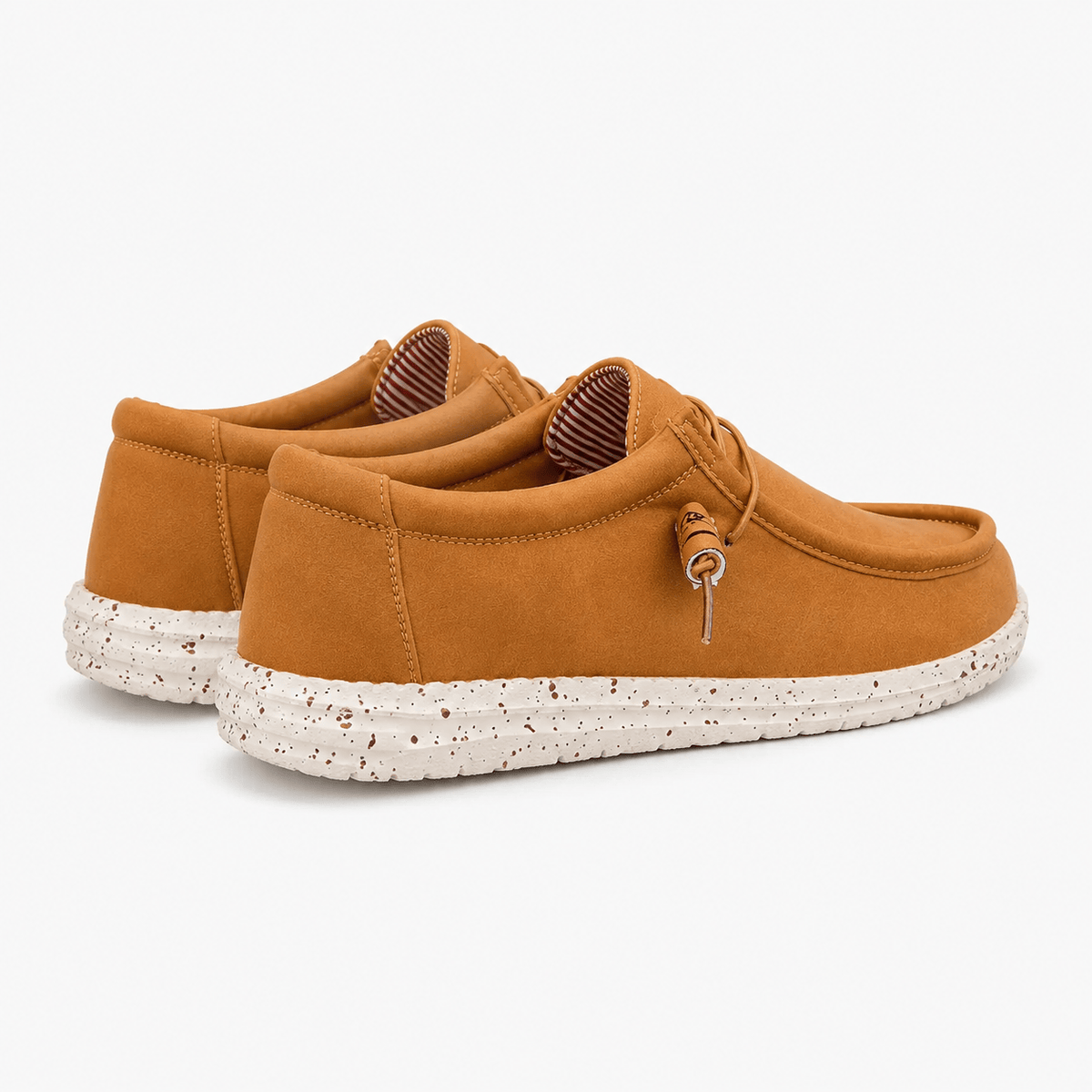 Comptoir du Mocassin Mocassins Homme Souples Orange