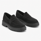 Comptoir du Mocassin Mocassins Homme Suede Noir Chunky