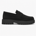 Comptoir du Mocassin Mocassins Homme Suede Noir Chunky