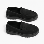 Comptoir du Mocassin Mocassins Homme Suede Noir Chunky