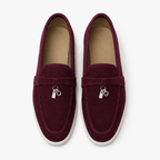 Comptoir du Mocassin Mocassins Homme Vintage Bordeaux à Talon Plat