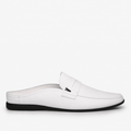Comptoir du Mocassin Mocassins Mules Homme en Cuir Blanc