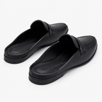 Comptoir du Mocassin Mocassins Mules Homme en Cuir Noir